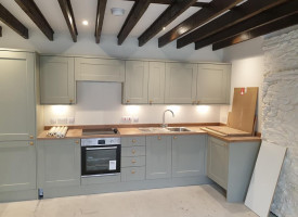 An image showing a kitchen with some newly fitted light fixtures