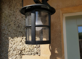 An image showing a newly fitted outdoor light