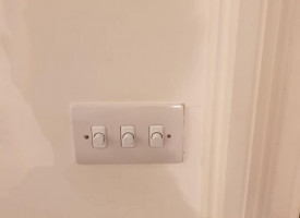 An image showing some newly fitted light switches